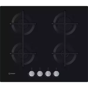 Indesit ING 61T/BK Melns Iebūvēts 59 cm Gāzes 4 zone(s)