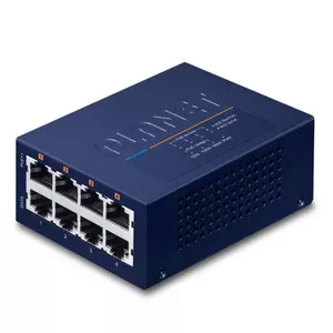 Tīkla slēdzis PLANET UPOE-400 Fast Ethernet Power over Ethernet Zils