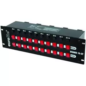 Power distribution board EUROLITE Board 10‑ST with 10 grounded outlets (Schutzkontakt)