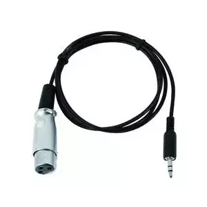 DMX adapter EUROLITE 51916210, 3.5 mm TRS to XLR, 1 m cable