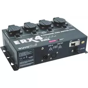 DMX switchpack EUROLITE ERX-4 4-channel DMX controller for lighting rigs