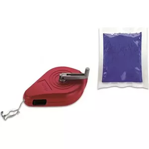 Chalk Line Reel Cimco 140320 — 15 m Length, with Color Powder