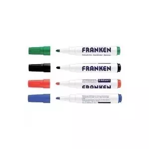 Balta tāfele marķieris Franken U-ACT! Line, dažādas krāsas, apaļš gals 3 mm
