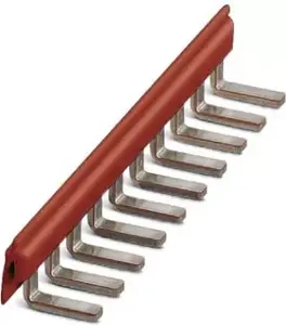 Phoenix Contact EB 80- DIK RD 80-Position Plug-In Bridge Red
