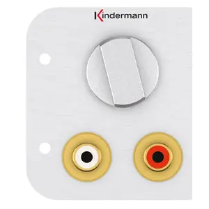 Socket outlet 2 x RCA Kindermann 7441000518