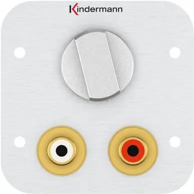 Sokets 2 x RCA Kindermann 7441000518