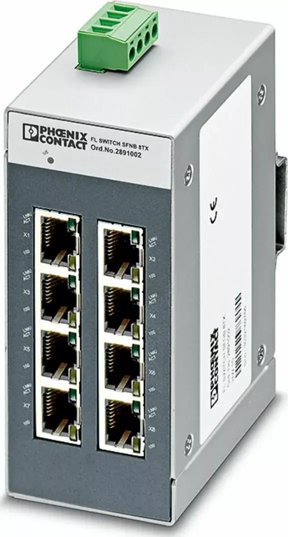 Rūpnieciskais komutators Phoenix Contact FL Switch SFNB 8TX Photo 1