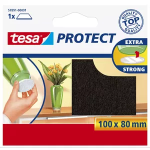 TESA Protect spilventiņi mēbeļu kājām grīdas aizsardzībai 1 pcs Taisnleņķa