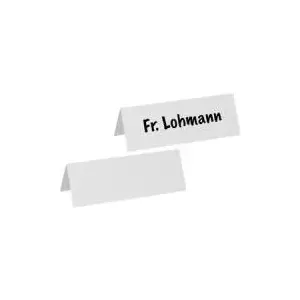 Name tags cardboard white 210 x 75 mm, 100 pieces — Maul 63936-02