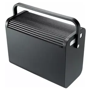 Storage box Helit H6110195 Rectangular Plastic Black
