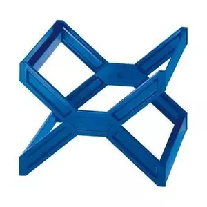 Durable 2611 Literature Rack with 1 Shelf in Blue