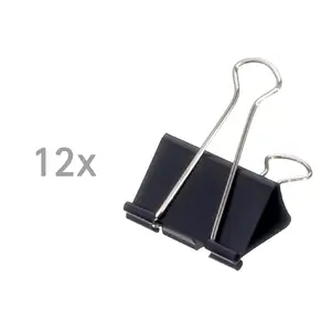 Papīra klips MAUL 2144190 Tērauds 12 gab.