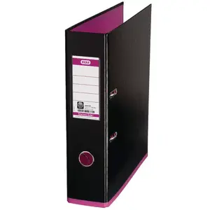 Ring binder Elba 100081035 A4 Black Pink