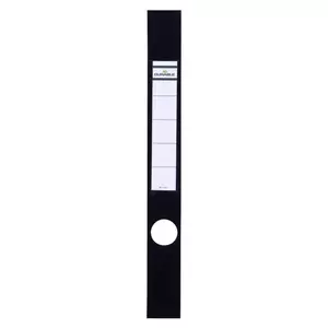 Durable Ordofix Self-Adhesive Spine Labels, Rectangle, Black, 10 Pieces