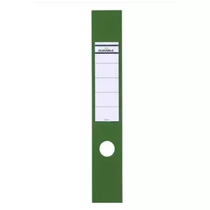 Durable ORDOFIX Self-Adhesive Ring Binder Spine Labels, 60 x 390 mm, Green, 10 Pieces