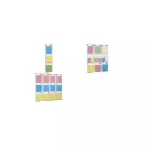 Desk brochure holder Helit H6810802 transparent 1/3 DIN A4, 6 compartments