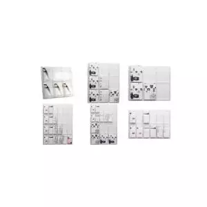 Display stand Helit H6259602 transparent for A4 brochures — countertop brochure holder