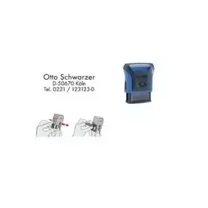 Office Text Stamp Trodat Printy 4910, 3-line impression, red ink