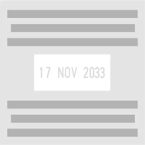 Text/Date stamp Trodat 4724 Photo 3