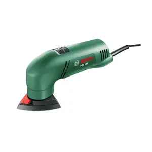 Дельташлифмашина Bosch PDA 180 — 180 Вт, 9200 об/мин, 18400 ход/мин, ход 1,5 мм, подошва 9,2 см, 1,1 кг