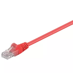 Networking Cable Goobay 68339 Red 0.5m Cat5e U/UTP