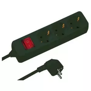 Сетевой фильтр REV 512371555 черный 3 розетки 250 В