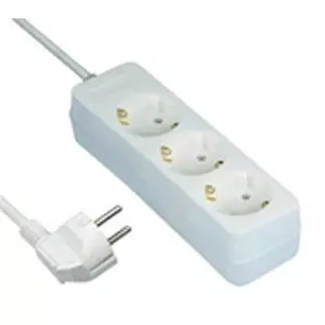 Surge Protector REV 512342555 White 3 AC outlets 250 V 1.4 m