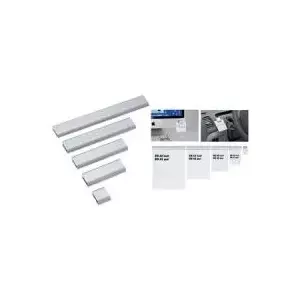 Paper clip rail Maul 6246608 A6 aluminum matte silver — desk accessory for A6 documents