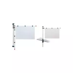 Plan holder Maul 62550-84 grey with 1 aluminium swivel arm and 3 magnetic clips