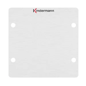 Wall Plate/Switch Cover Kindermann 7444000500 Aluminium