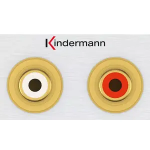 Розетка 2 x RCA Kindermann 7444000510