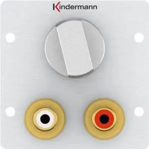 Sokets 2 x RCA Kindermann 7444000518