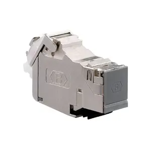 RJ-45 Socket Outlet Rutenbeck UM-Cat.6A Grey