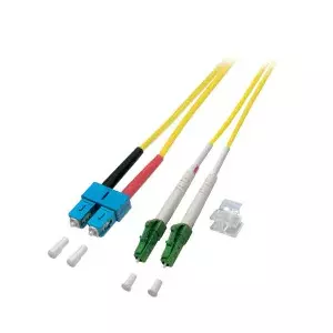 Fibre optic cable EFB Elektronik O0383.7 7.5m LC SC Yellow