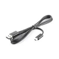 USB kabelis HTC DC-U300 Melns Vīriešu/Vīriešu
