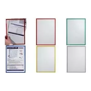 Document holder Franken ITSA4S 12 A4 0.32 mm grey – folder for 12 documents