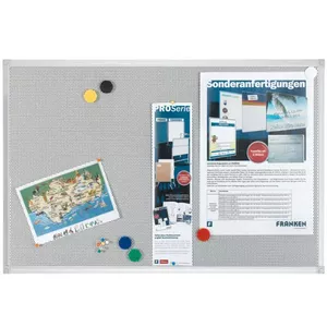 Magnetic board Franken PM3602 900 x 600 mm Light grey