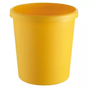 Waste Container Round Plastic Yellow Helit H6105818