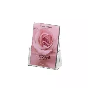 Display holder Helit H6122902 transparent for A4 documents, portrait/landscape tabletop