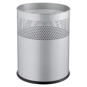 Waste container Round Stainless steel Helit H2515799