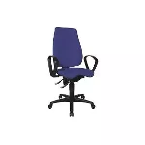 Office chair Topstar Body Balance 450 Blue — ergonomic, adjustable height and reclining