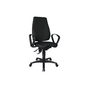 Office chair Topstar Body Balance 450 Black — ergonomic adjustable swivel chair with height and tilt adjustment