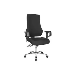 Офисное кресло Topstar Top Point Deluxe G20 — эргономичное, на регулируемой высоте, чёрное