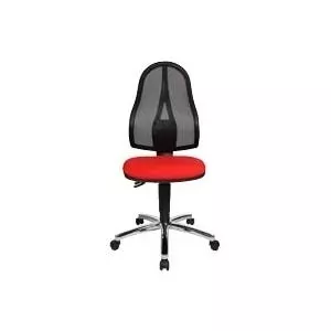 Office chair Topstar Point 60 Netz 8169NETG210 — red, ergonomic, adjustable height, mesh back