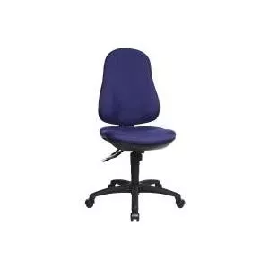 Office chair Topstar SUPPORT SY BLAU 8550M56 — ergonomic swivel chair with adjustable height