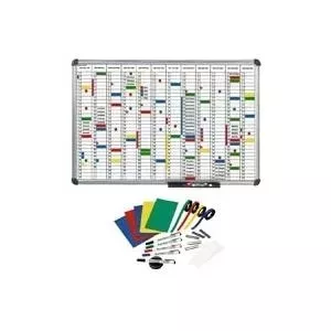 Planning Board Maul 6496384 Steel 90 x 60 cm, magnetic planning surface