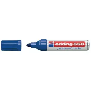 Pastāvīgais marķieris Edding 000927-003 ar apaļu galu zils
