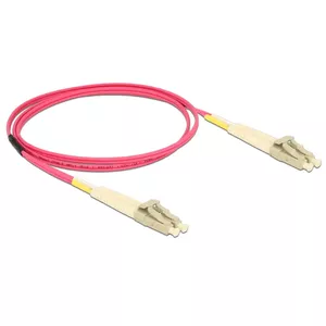 Fibre optic cable DeLOCK 84640 1m LC Violet