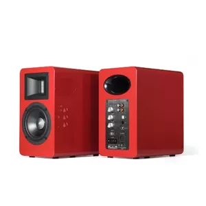 Edifier AIRPULSE A100 skaļrunis — 2.0 kanāli, 100 W RMS, vadu un bezvadu, sarkans
