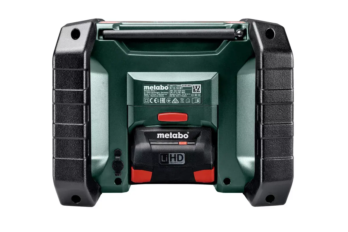 Portatīvā radio Metabo R 12-18 DAB+ BT Photo 3